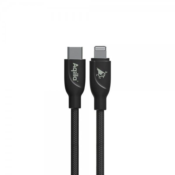 Aqiila Kabel Cablebird CB21 USB-C–Lightning 60W 1m Musta