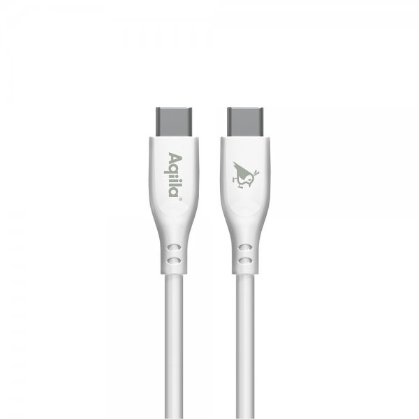 Aqiila Kabel Cablebird CS12 USB-C–USB-C 60W 2m valkoinen