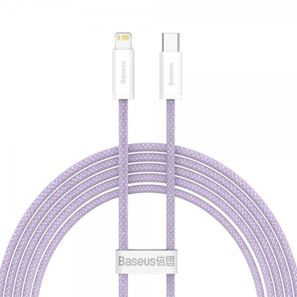 Baseus Dynamic Series USB-C–Lightning-kaapeli, 2 m, violetti