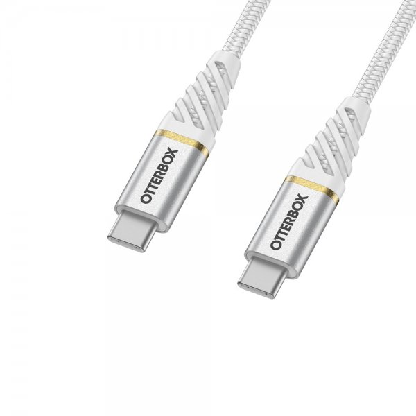 Otterbox Fast Charge Premium USB-C–USB-C -kaapeli 1 m, Cloudy Sky
