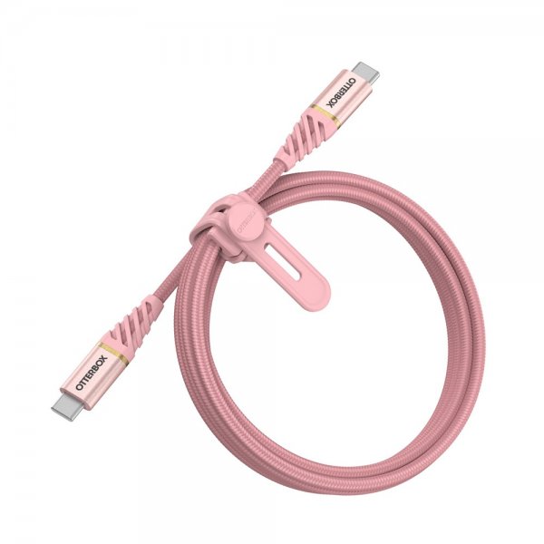 Otterbox Kabel Fast Charge Premium USB-C - USB-C -kaapeli 1m Shimmer Rose