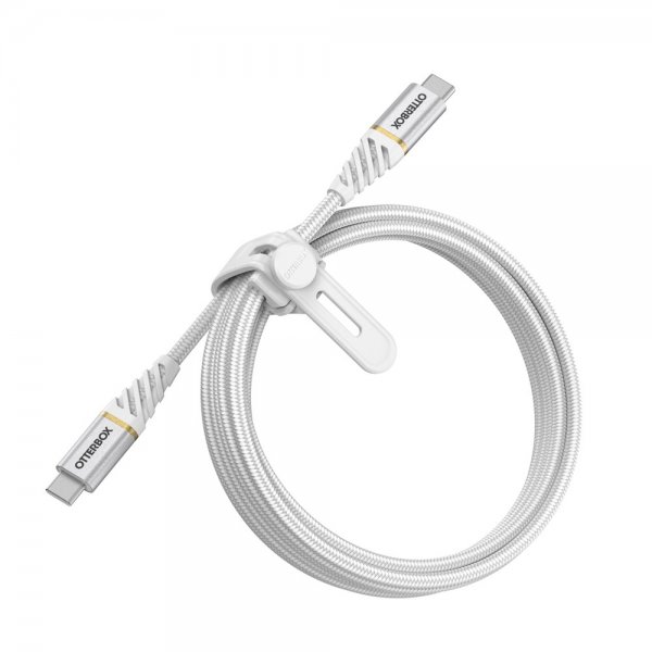 Otterbox-kaapeli, pikalataus, laadukas USB-C–USB-C-kaapeli, 2 m, Cloudy Sky
