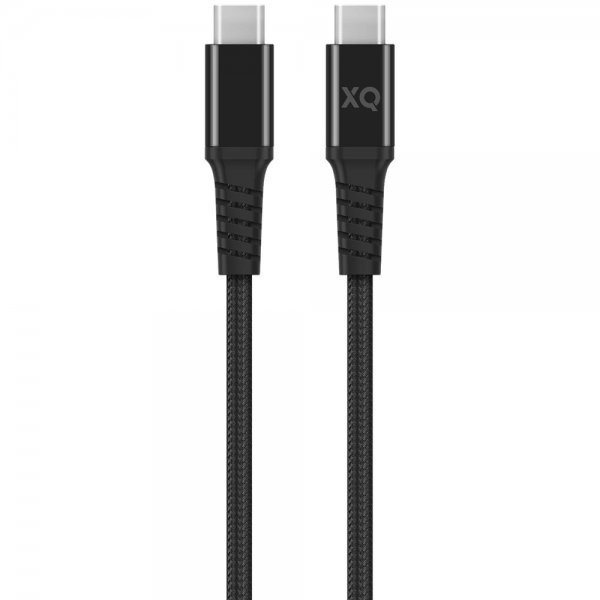 Xqisit Punottu USB-C–USB-C-kaapeli 2 m Musta