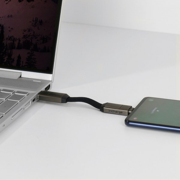 Rolling Square inCharge 6 -avainrengaskaapeli, Mercury Gray