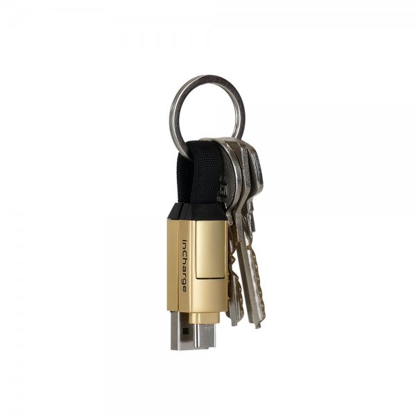 Rolling Square Kabel inCharge 6 -avaimenperä, Saturn Gold