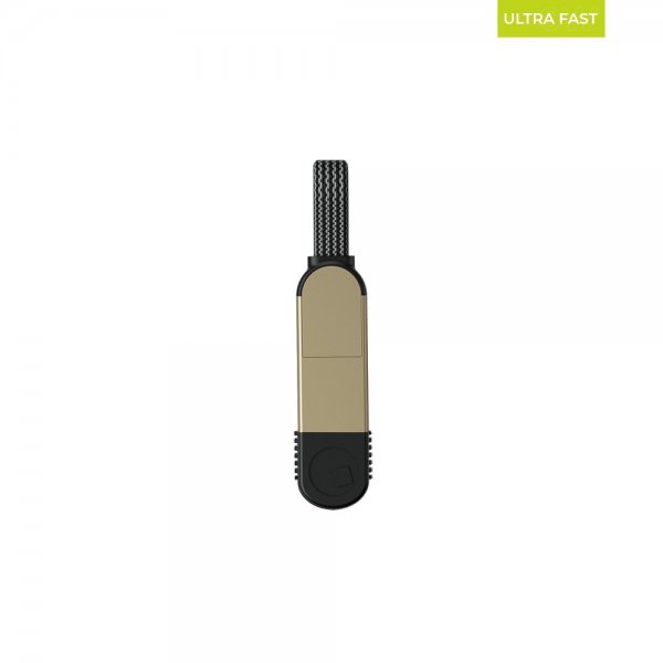Rolling Square Kabel inCharge X Keyring 100W 6in1 Marmor Beige
