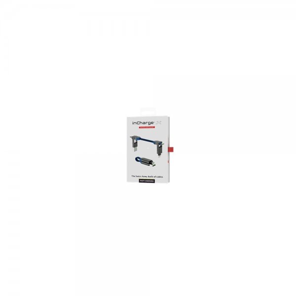 Rolling Square Kaapeli inCharge X Keyring 100W 6in1 Safiirinsininen