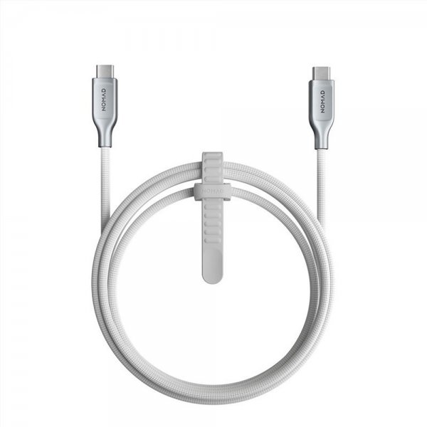 Nomad Kevlar USB-C -kaapeli 1,5 m, valkoinen