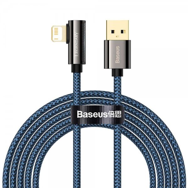 Baseus Legend Series USB-A–Lightning-kaapeli, 2 m, sininen