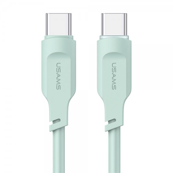 USAMS Lithe Series USB-C/USB-C -kaapeli 1,2 m vihreä