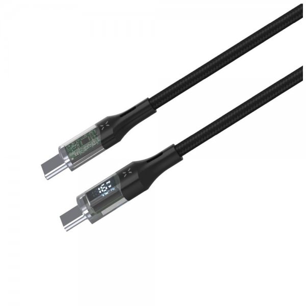 Kiinteä kaapeli näytöllä USB-C/USB-C 100W 1.2m