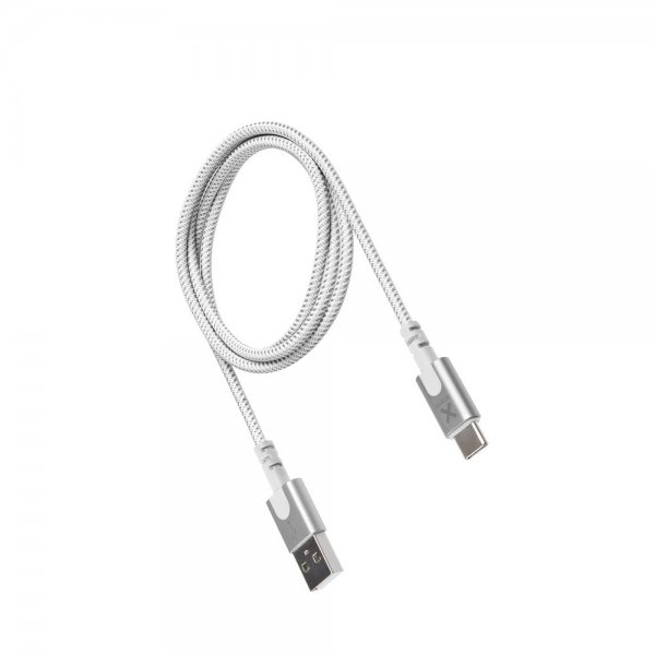 Xtorm alkuperäinen USB-A–USB-C-kaapeli 1 m, valkoinen