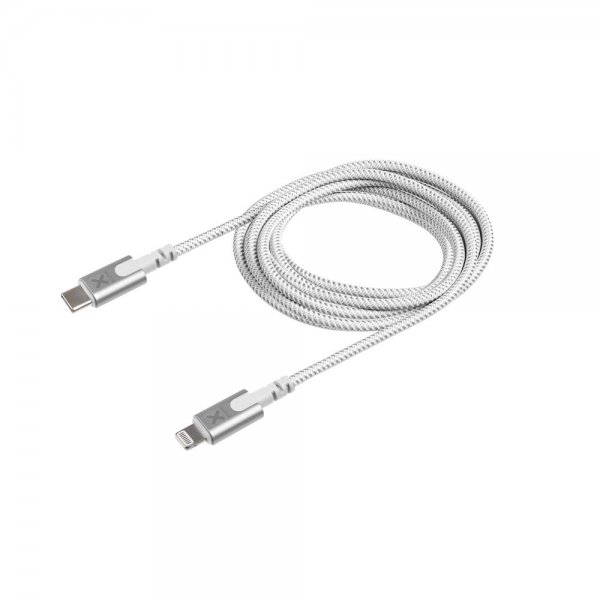 Xtorm-kaapeli, alkuperäinen USB-C–Lightning-kaapeli, 3 m, valkoinen
