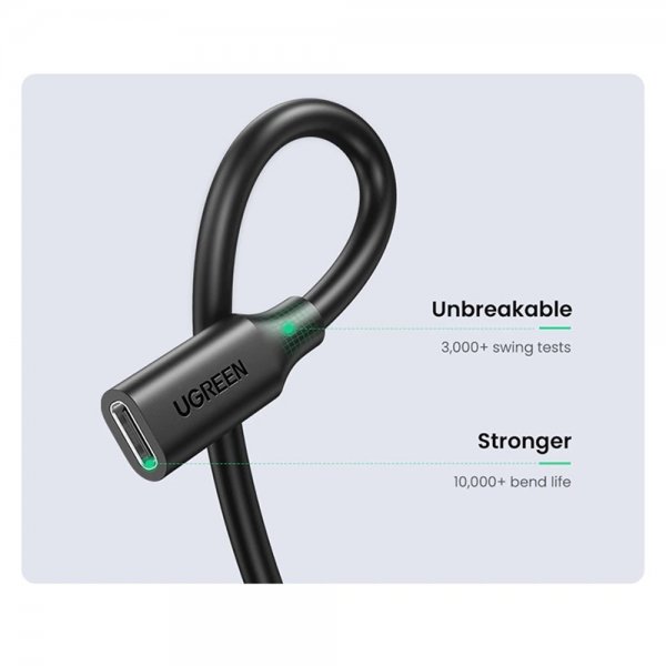 Ugreen USB-C-jatkojohto 100W 4K 1m