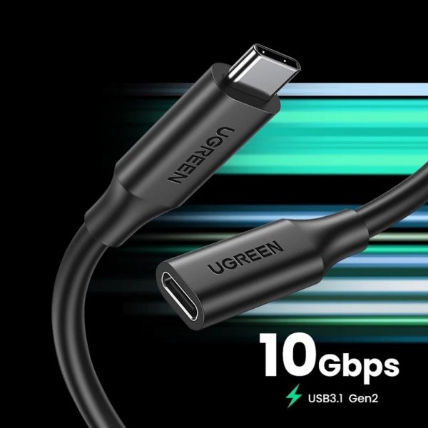 Ugreen USB-C-jatkojohto 100W 4K 1m
