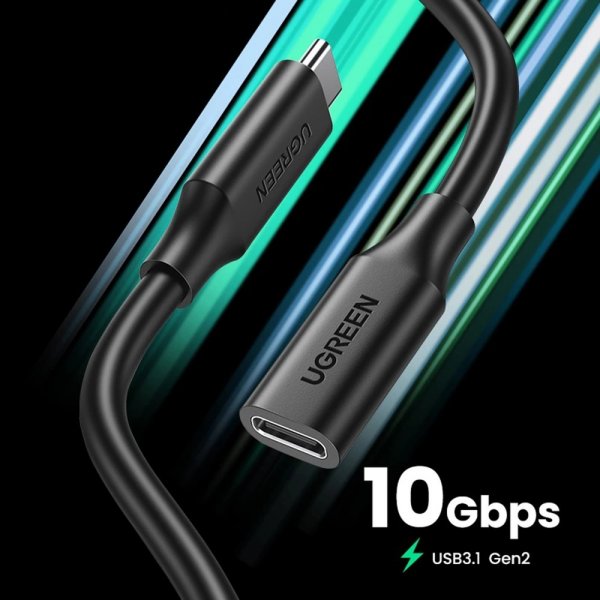 Ugreen USB-C-jatkojohto 100W 4K 1m