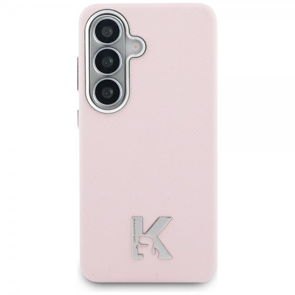 Karl Lagerfeld Samsung Galaxy S26 Suojakuori K Logo MagSafe Vaaleanpunainen