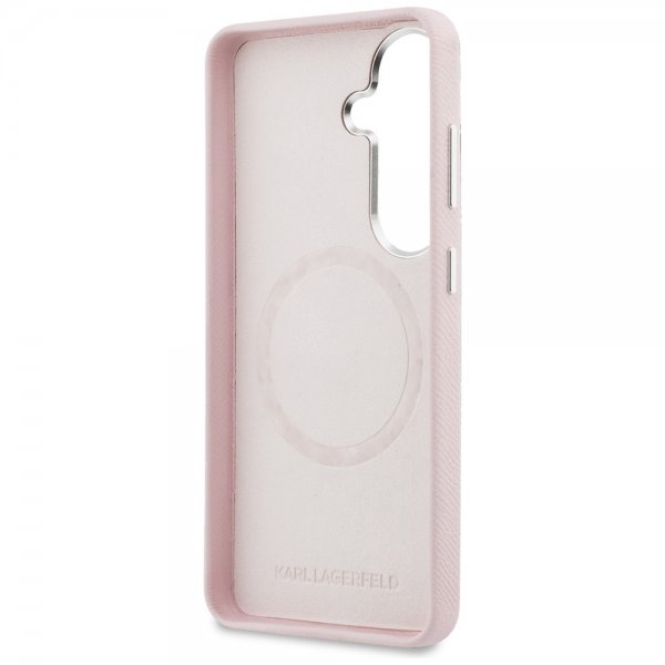 Karl Lagerfeld Samsung Galaxy S26 Suojakuori K Logo MagSafe Vaaleanpunainen