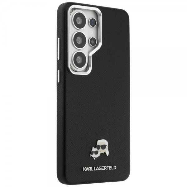Karl Lagerfeld Samsung Galaxy S26 Ultra Saffiano MagSafe -kuori, musta