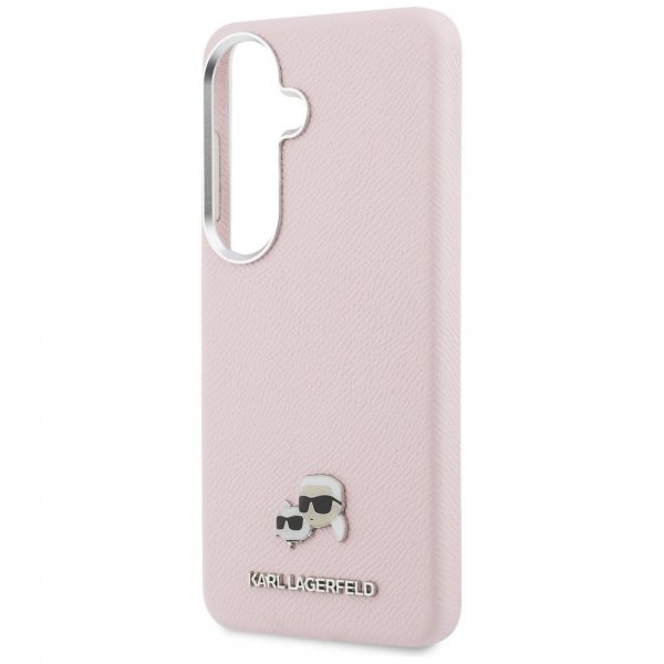 Karl Lagerfeld Samsung Galaxy S26 -suojakuori Saffiano MagSafe pinkki