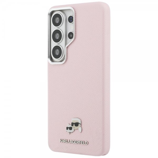 Karl Lagerfeld Samsung Galaxy S26 Ultra Saffiano MagSafe -kuori, pinkki