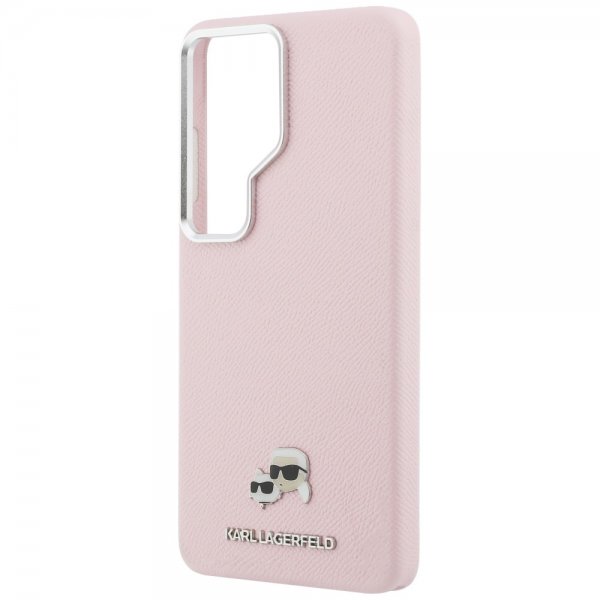 Karl Lagerfeld Samsung Galaxy S26 Ultra Saffiano MagSafe -kuori, pinkki