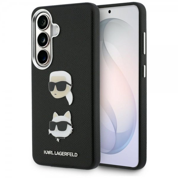 Karl Lagerfeld Samsung Galaxy S26 Saffiano Karl & Choupette Musta Kuori