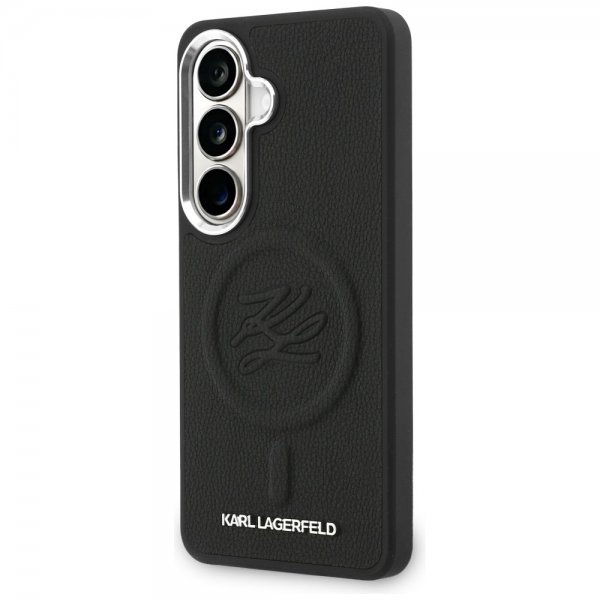 Karl Lagerfeld Samsung Galaxy S26 Kuori Kohokuvioitu MagSafe Musta