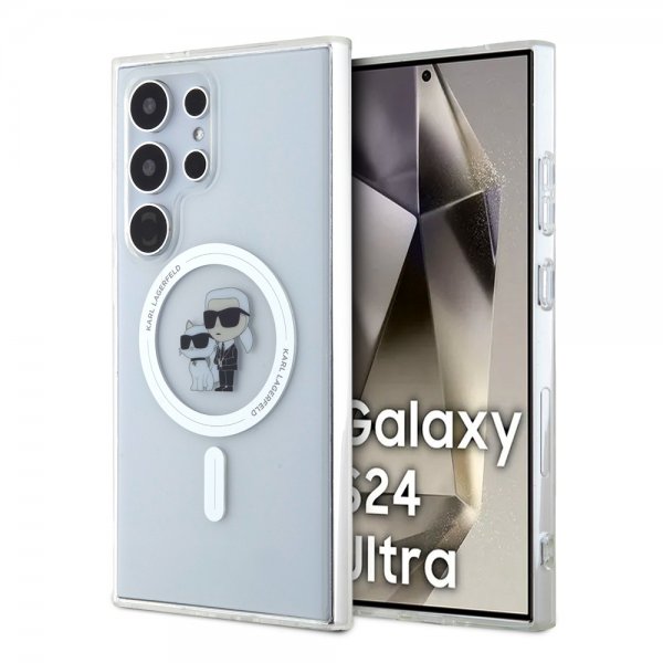 Karl Lagerfeld Samsung Galaxy S24 Ultra Kuori Ikonik MagSafe Läpinäkyvä
