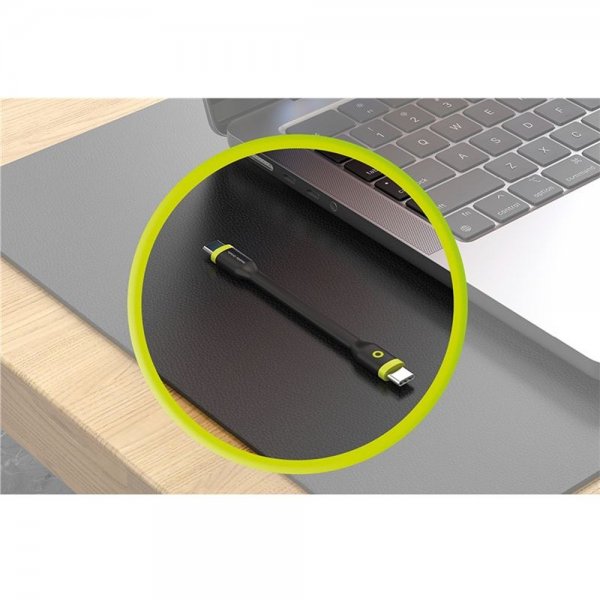 Mobile Origin Kompakti USB-C-kaapeli 10 cm Musta