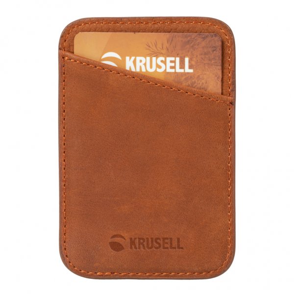 Krusell Korttipidike MagSafe Wallet Konjakki