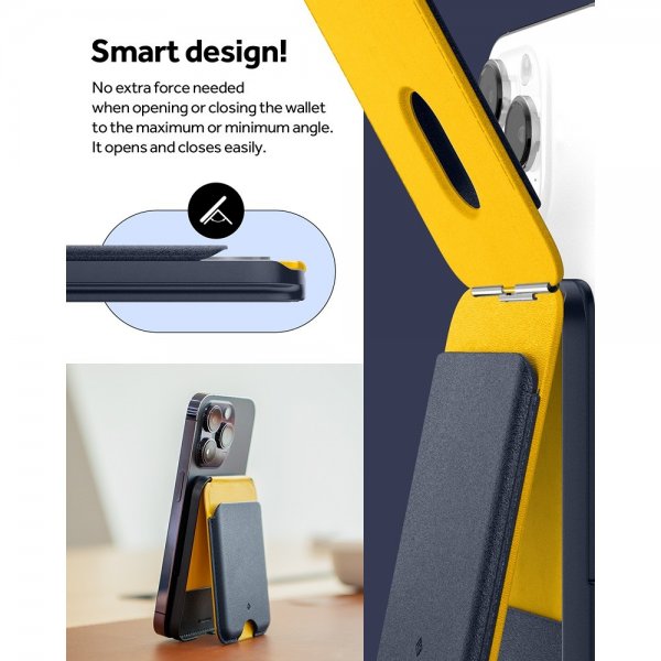 Caseology Korthållare Nano Pop MagSafe Wallet Stand Blueberry Navy
