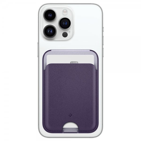 Caseology Korttikotelo Nano Pop MagSafe Wallet Stand Grape Purple