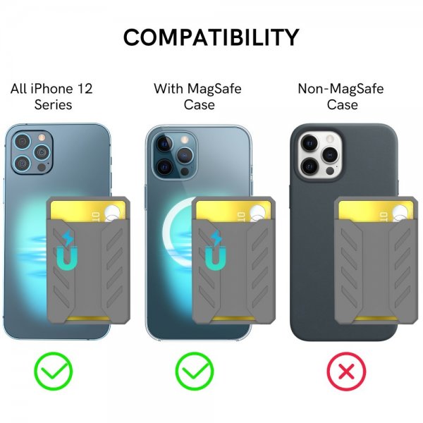 Ahastyle Kortinhaltija PT133-A MagSafe Harmaa