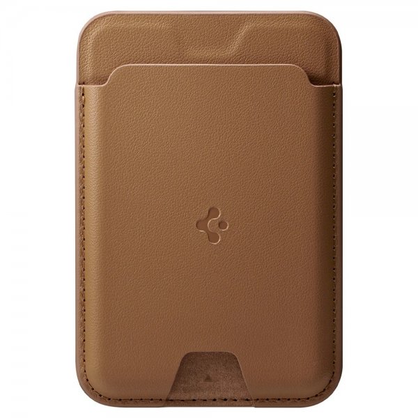 Spigen MagSafe korttikotelo Valentinus 3 Cards Holder MagFit Ruskea