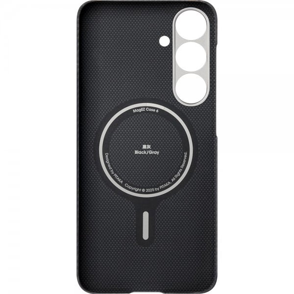 Pitaka Samsung Galaxy S25 Plus Kuoret Ultra-Slim Case MagSafe Musta/Harmaa Twill
