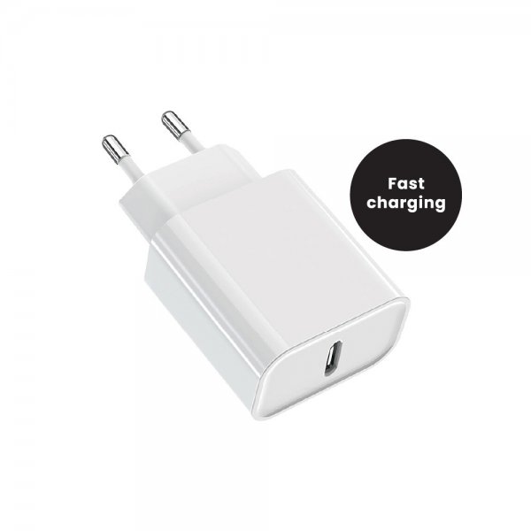 MobileFriend Laturi 1 portti USB-C 20W Valkoinen