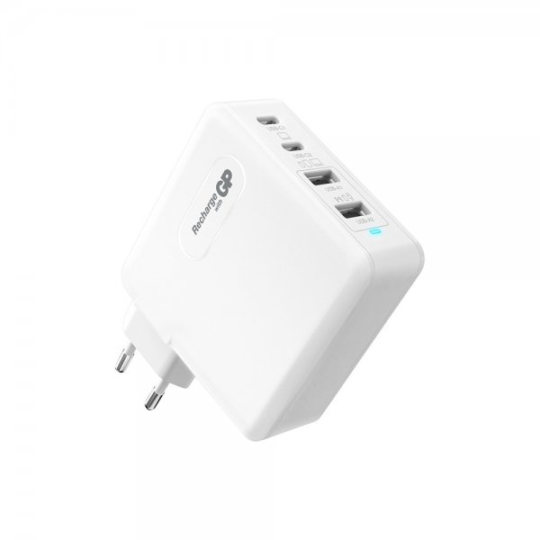 GP-laturi 100W GaN 2xUSB-C + 2xUSB-A