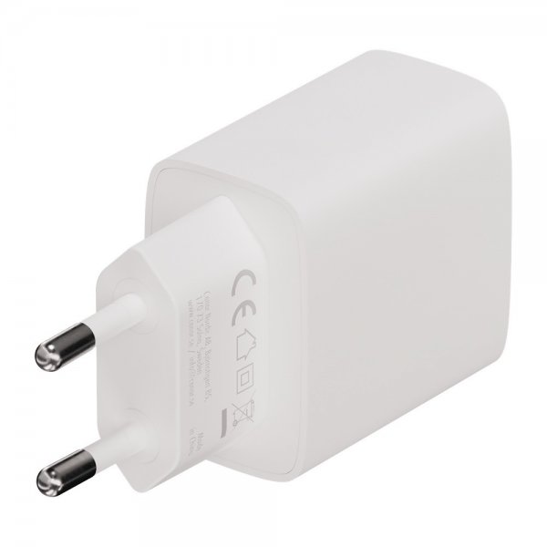 X2O Laturi 17W Kaksi USB-A/USB-A Valkoinen