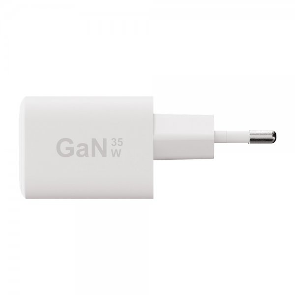 X2O-laturi 35 W kaksois-USB-C/USB-A GaN valkoinen