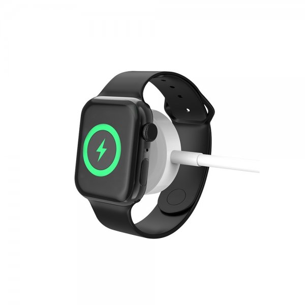 Deltaco-laturi Apple Watchille, USB-C, 1 m, valkoinen