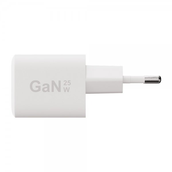 X2O-laturi kaapelilla 1,2 m 25 W USB-C GaN valkoinen