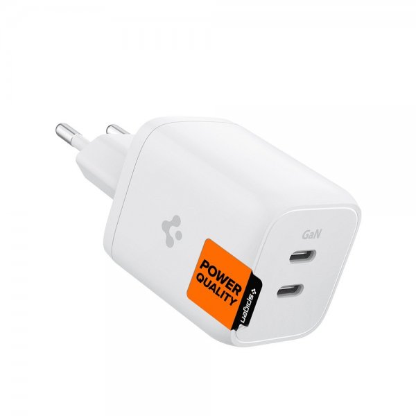 Spigen Laturi PowerArc ArcStation Pro GaN Dual Port 65W Valkoinen
