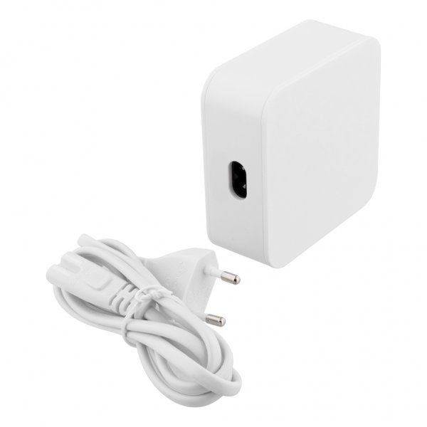 Deltaco Laturi USB-C PD 45W & USB-A 18W Pikalataus Valkoinen