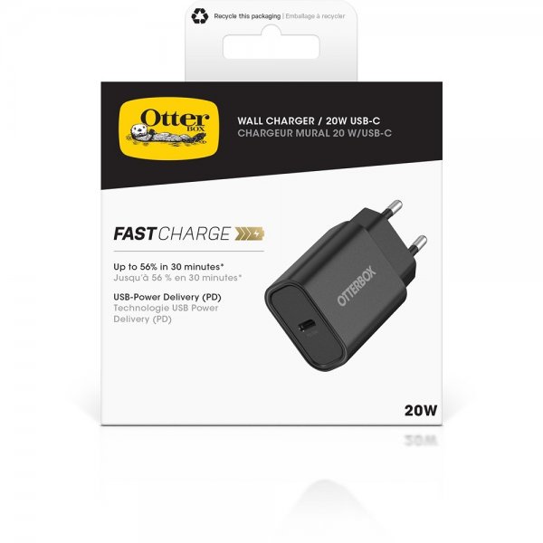 Otterbox Laturi Seinälaturi 20W USB-C Musta