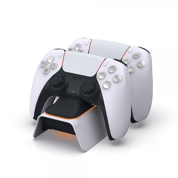 Dobe-lataustelakka kahdelle PlayStation 5 -ohjaimelle