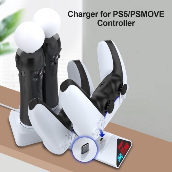 Ipega-lataustelakka PlayStation 5/Move-ohjaimelle