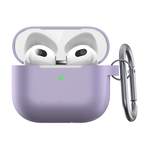 KeyBudz PodSkinz Elevate Series Airpod 3 -kuoret silikoni, laventeli