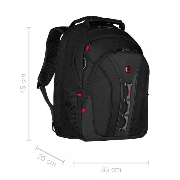 Wenger Legacy 16" kannettavan tietokoneen reppu, harmaa/musta