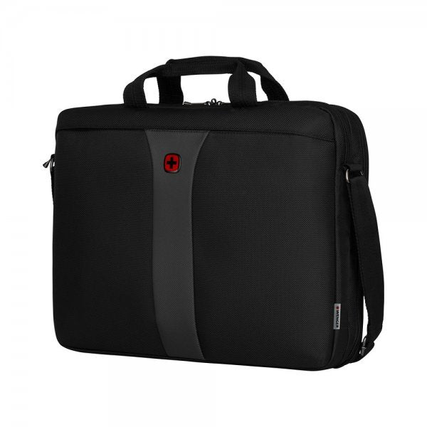 Wenger Legacy 17" Slim -tietokonelaukku, harmaa/musta
